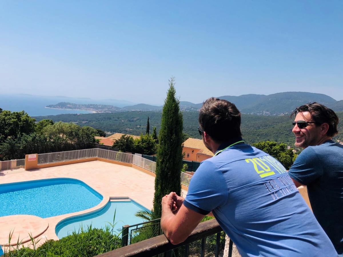 לה קרואה-ואלמר Studio Pool House Vue Mer Panoramique Amazing Sea View Wifi Linge Linen Inclut Aircondition מראה חיצוני תמונה