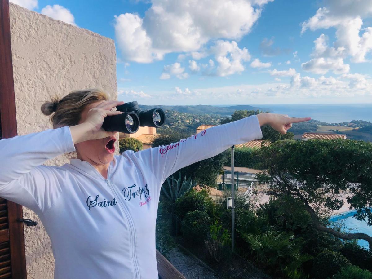 לה קרואה-ואלמר Studio Pool House Vue Mer Panoramique Amazing Sea View Wifi Linge Linen Inclut Aircondition מראה חיצוני תמונה