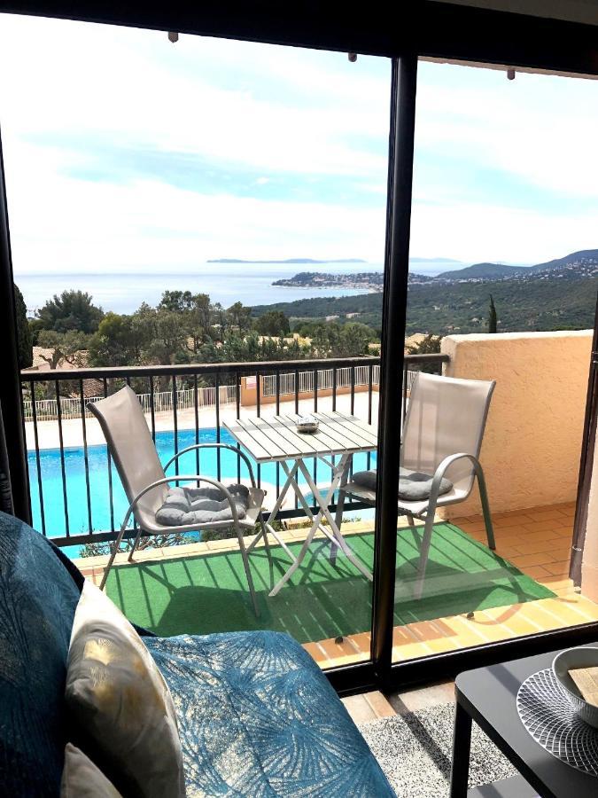 לה קרואה-ואלמר Studio Pool House Vue Mer Panoramique Amazing Sea View Wifi Linge Linen Inclut Aircondition מראה חיצוני תמונה