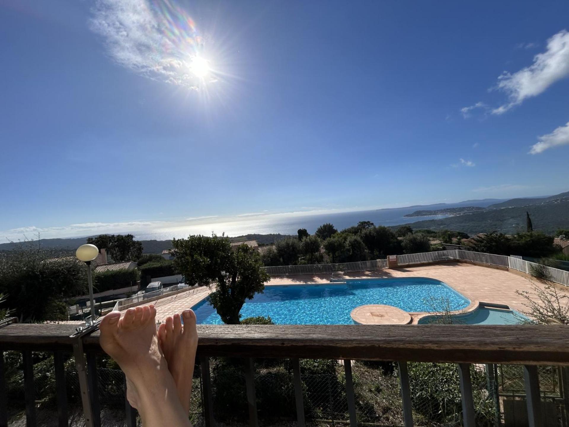 לה קרואה-ואלמר Studio Pool House Vue Mer Panoramique Amazing Sea View Wifi Linge Linen Inclut Aircondition מראה חיצוני תמונה