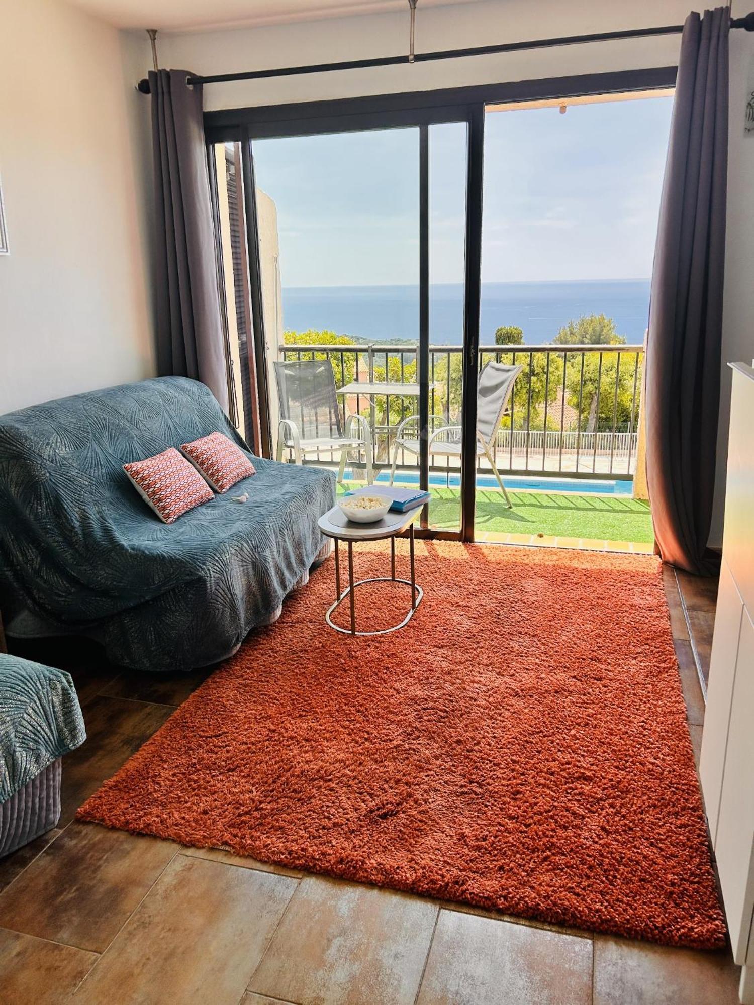 לה קרואה-ואלמר Studio Pool House Vue Mer Panoramique Amazing Sea View Wifi Linge Linen Inclut Aircondition מראה חיצוני תמונה
